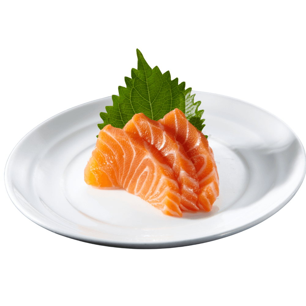 Sashimi de Salmão 5 Peças - Fatias de Salmão