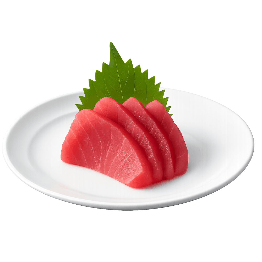Sashimi de Atum 5 Peças - Fatias de atum