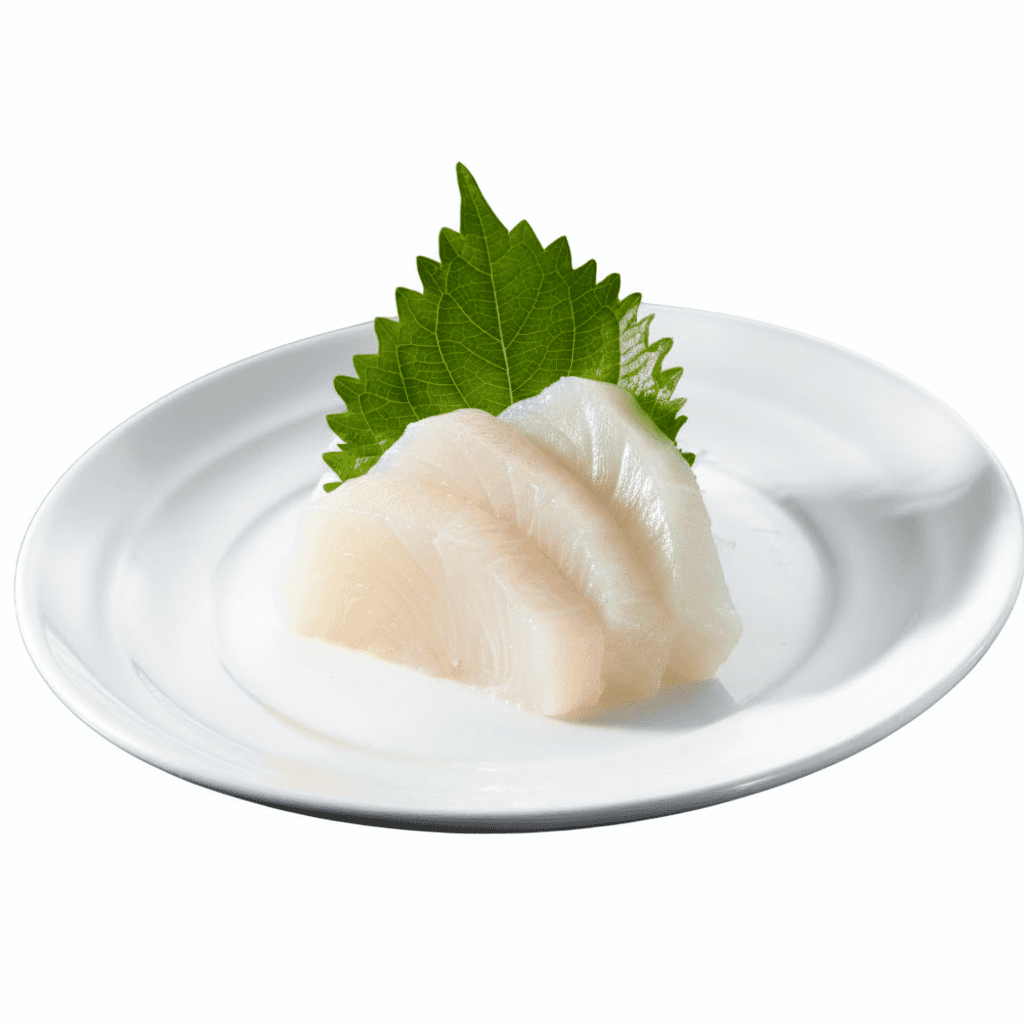 Sashimi Peixe Branco 5 Peças - Fatias de peixe branco